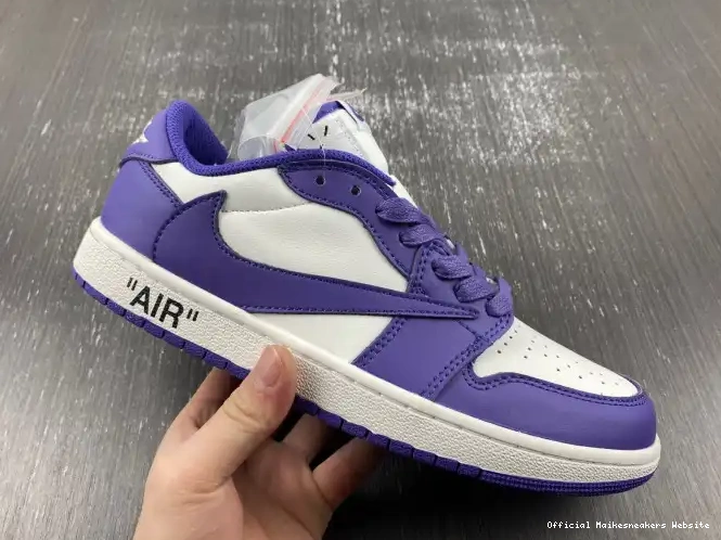 Official Maikesneakers DM7890-386 OFF-WHITE 1 JORDAN SCOTT TRAVIS CUSTOM X AIR X 0404